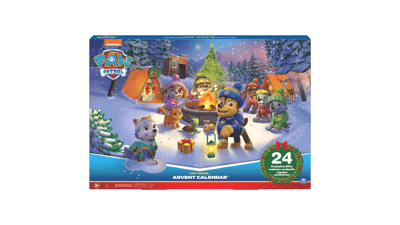 PAW Patrol 2023 Advent Calendar - 24 Surprise Toys, Figures, Accessories for Kids (Ages 3+)