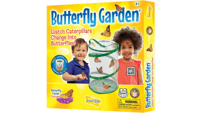 Painted Lady Butterfly Kit - Habitat, STEM Journal & Voucher for Chrysalis Log - Grow Your Own Butterfly