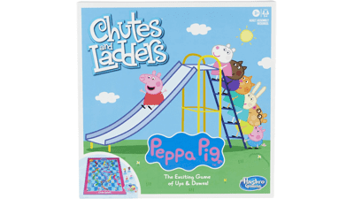 Peppa Pig Chutes and Ladders Board Game for Kids Ages 3 and Up - Preschool Games for 2-4 Players