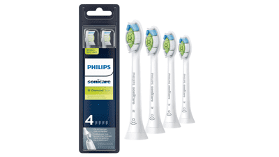 Philips Sonicare DiamondClean Replacement Toothbrush Heads - 4 Pack, White