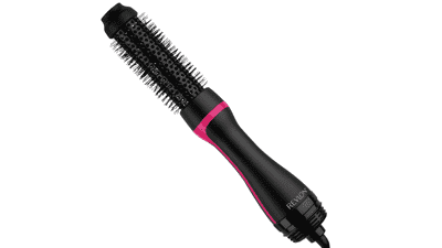 REVLON One Step Root Booster Round Brush Dryer and Hair Styler | Fight Frizz and Add Volume