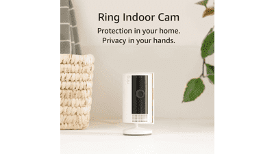 Ring Indoor Cam (2nd Gen) | 2023 Release | 1080p HD Video & Color Night Vision | Two-Way Talk | White