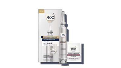 RoC Derm Correxion Fill + Treat Advanced Retinol Serum with Hyaluronic Acid for Wrinkles - 15ml