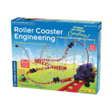 Roller Coaster Engineering STEM Kit | Design, Build, Experiment with Working Models | Explore Physics, Forces, Motion, Energy, Velocity & More | Solve Building Challenges