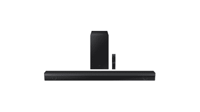 SAMSUNG HW-B650 3.1ch Soundbar with Dolby 5.1 DTS Virtual:X, Bass Boosted, Bluetooth, Voice Enhance, Night Mode - Black