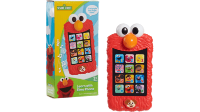 SESAME STREET Learn with Elmo Pretend Play Phone - Officially Licensed Kids Toy
