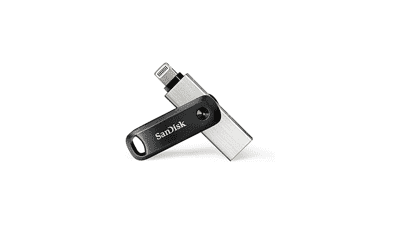 SanDisk 256GB iXpand Flash Drive Go for iPhone and iPad - Black