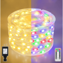 Shineshine Outdoor Christmas Lights 400LED 131FT, Color Changing IP67 Waterproof Tree Lights, 11 Lighting Modes Timer Memory Xmas Lights for Holiday Decoration