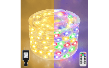 Shineshine Outdoor Christmas Lights 400LED 131FT, Color Changing IP67 Waterproof Tree Lights, 11 Lighting Modes Timer Memory Xmas Lights for Holiday Decoration
