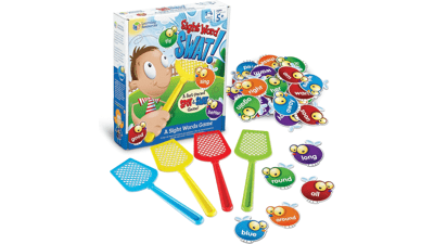 Sight Word Swat Game - Visual, Tactile, Auditory Learning - 114 Pieces - Ages 5+ - Multi-color