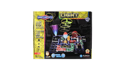 Snap Circuits LIGHT Electronics Exploration Kit | 175+ Exciting STEM Projects | Full Color Project Manual | 55+ Parts | Educational Toys for Kids 8+