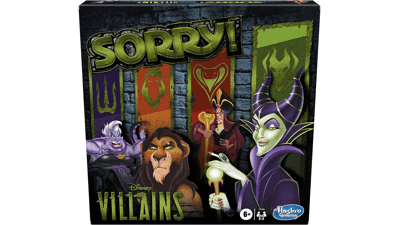 Sorry! Board Game: Disney Villains Edition - Fun Family Game for Kids 6+ (Amazon Exclusive)