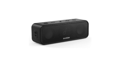Soundcore Anker 3 Portable Bluetooth Speaker - Wireless, IPX7 Waterproof, 24H Playtime, Titanium Diaphragm Drivers, PartyCast, BassUp, Custom EQ App - Home, Outdoor, Beach