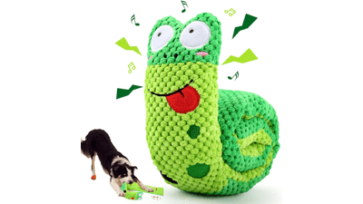 Squeak Dog Toys - Stress Release Game, IQ Training, Snuffle Foraging Toy for Dogs