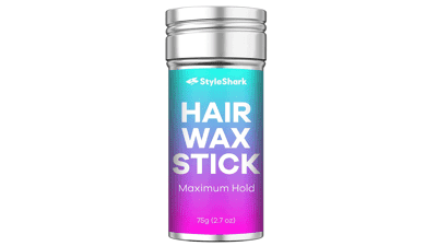 StyleShark Hair Wax Stick - 2.7 oz, Hair Edge Control, Flyaways & Frizz Tamer