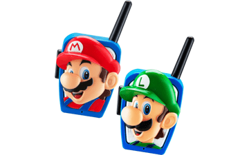 Super Mario Bros Walkie Talkies - Long Range, Two Way Handheld Radios for Kids