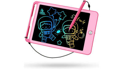 TEKFUN Kids Toys 8.5inch LCD Writing Tablet Erasable Drawing Pads - Pink