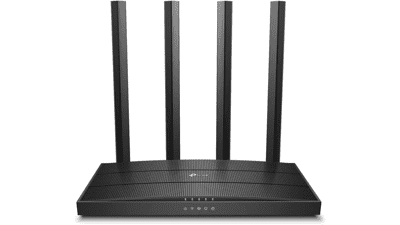 TP-Link AC1200 Gigabit WiFi Router - Dual Band MU-MIMO Wireless Internet Router, 4 Antennas, OneMesh and AP Mode, Long Range Coverage