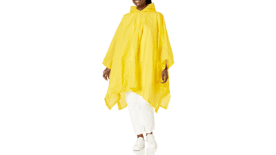 Totes Lightweight Unisex Rain Poncho - Reusable and Packable Rain Protection