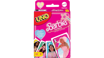 UNO Barbie The Movie Card Game - Family Night, Game Night, Travel, Camping, Party