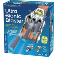 Ultra Bionic Blaster STEM Experiment Kit | Robotic Foam Dart Blasting Glove | Challenging Build, Learn Mechanical Technology & Engineering
