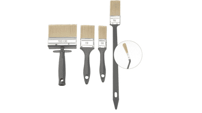 Universal Decorating Brush Set - 4-Piece - Black