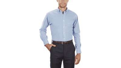 Van Heusen Regular Fit Gingham Dress Shirt