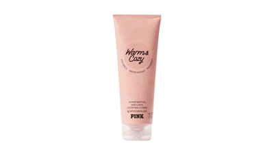 Victoria's Secret Pink Warm and Cozy Fragrance Lotion - Soft Vanilla, Toasted Coconut, Passionfruit - 8 oz