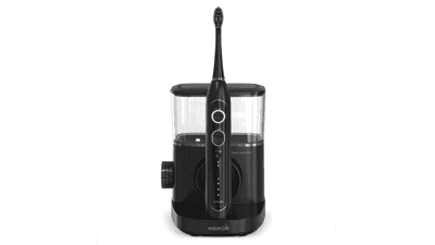 Waterpik Sonic-Fusion 2.0 Professional Flossing Toothbrush and Water Flosser Combo, Black