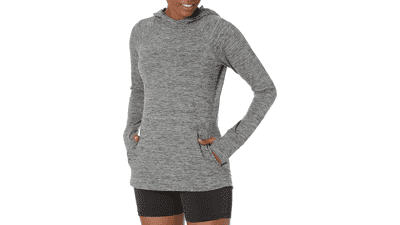 Women's Brushed Tech Stretch Popover Hoodie - Plus Size