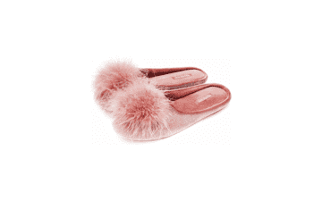 Women's Cozy Velvet Memory Foam House Slipper - Fuzzy Bedroom Slipper with Non-slip Sole