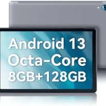 10.1 Inch Android 13 Octa-core Tablet 128GB, Gray
