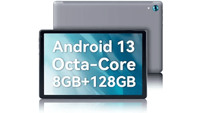 10.1 Inch Android 13 Octa-core Tablet 128GB, Gray