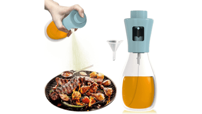 200ml Glass Olive Oil Sprayer Mister for Cooking, Salad Making, Baking, Frying, BBQ, Grilling - Kitchen Tools