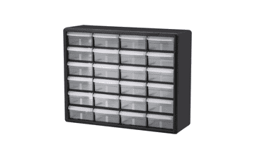 Akro-Mils 10124 24 Drawer Plastic Parts Storage Cabinet