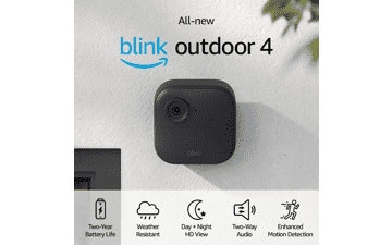 All-new Blink Outdoor 4 Wire-free Smart Security Camera with Two-Year Battery Life and Two-Way Audio