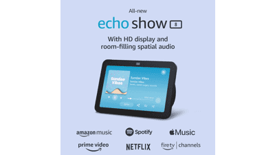 All-new Echo Show 8 with Spatial Audio and Smart Home Hub