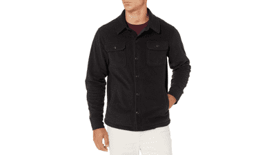 Amazon Essentials Men's Polar Fleece Shirt Jacket