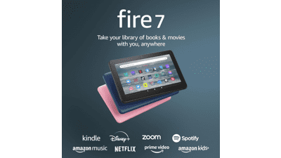 Amazon Fire 7 Tablet - 7” Display - Read and Watch - Under $60 - 10-Hour Battery Life - 2022 Release - 16 GB - Black