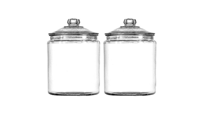 Anchor Hocking Heritage Hill 1 Gallon Glass Jar with Lid, Clear