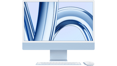 Apple 2023 iMac All-in-One Desktop Computer with M3 chip: 8-core CPU, 8-core GPU, 24-inch Retina Display, 8GB Unified Memory, 256GB SSD Storage