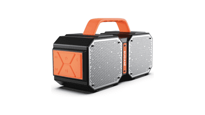 BUGANI Bluetooth Speaker - Shock Portable, Waterproof, Wireless Speakers - 60W Super Power - Outdoor Speaker - Black (New Model)