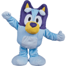 Bluey Dance and Play 14" Animated Plush | 55+ Phrases and Songs, Multicolor