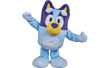 Bluey Dance and Play 14" Animated Plush | 55+ Phrases and Songs, Multicolor