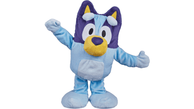 Bluey Dance and Play 14" Animated Plush | 55+ Phrases and Songs, Multicolor