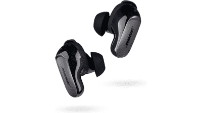 Bose QuietComfort Ultra Wireless Noise Cancelling Earbuds - Bluetooth Earbuds with Spatial Audio and Noise Cancellation - Black