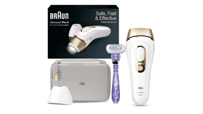 Braun IPL Laser Hair Removal Device for Women & Men, Silk Expert Pro5 PL5157