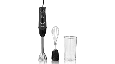 Braun MultiQuick 5 Hand Blender 350 Watt Dual Speed with Beaker and Whisk