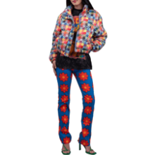 BruceGlen Women's Printed Puffer