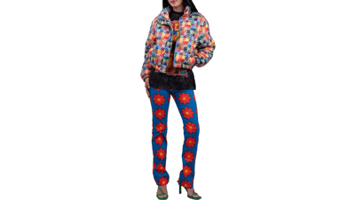 BruceGlen Women's Printed Puffer